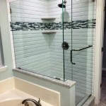 Completed shower remodeling